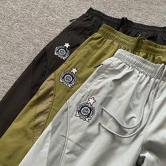 Broken planet embroidered loose straight tube casual pants
