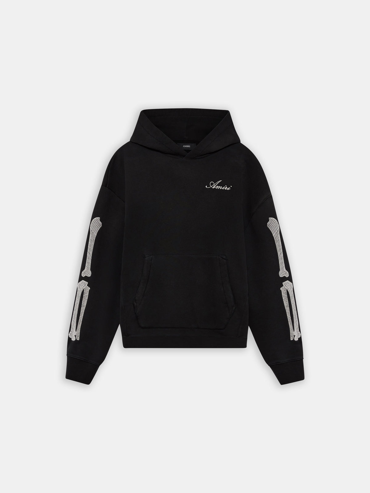 AMIRI BONES OVERSIZED HOODIE - Black
